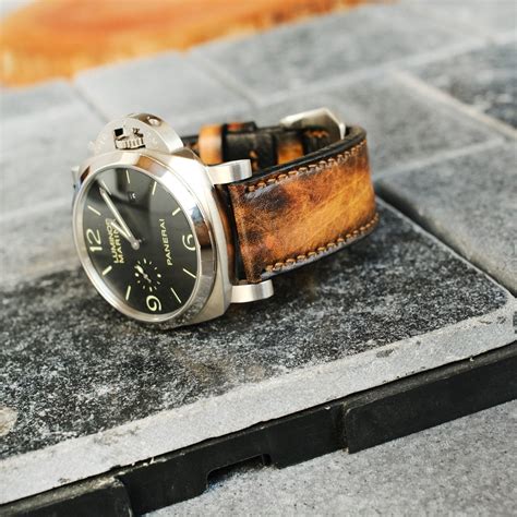 22mm panerai style strap|aftermarket panerai watch straps.